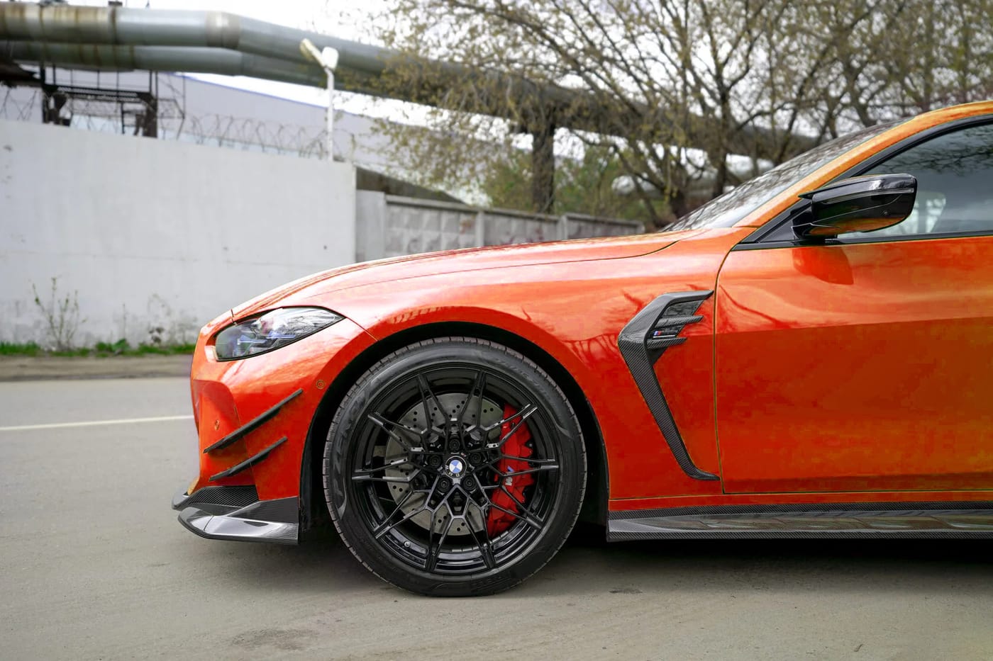 Framskärmstrim GT Torrkolfiber – BMW M3 (G80)