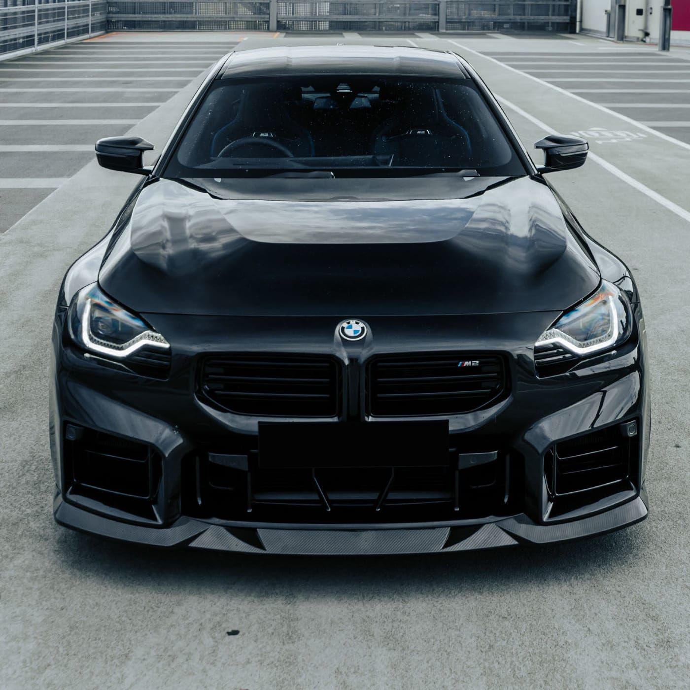 Frontläpp MHC-Style Kolfiber – BMW M2 (G87)