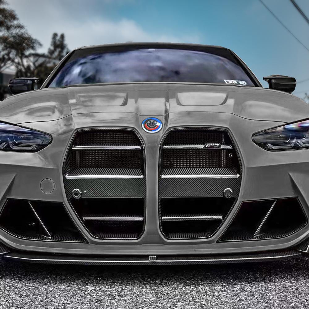 Grilltrim med nät ST Torrkolfiber – BMW M3/M4 (G8x)